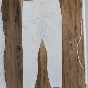 White Athleta Leggings